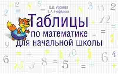 Книга Узорова О.В.,Нефедова Е.А. Таблицы по математике д/нач.школы Уч.пос., б-4018, Баград.рф